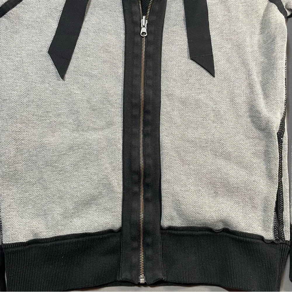 Lululemon Post Savasana REVERSIBLE Jacket in Black & Heathered Grey - Womens 10